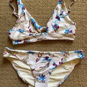 L*Space White bikini